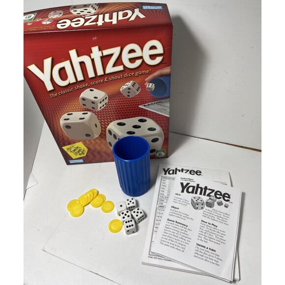 Parker Brothers Board Game Yahtzee 2005 Complete Red Box - Picture 2 of 5